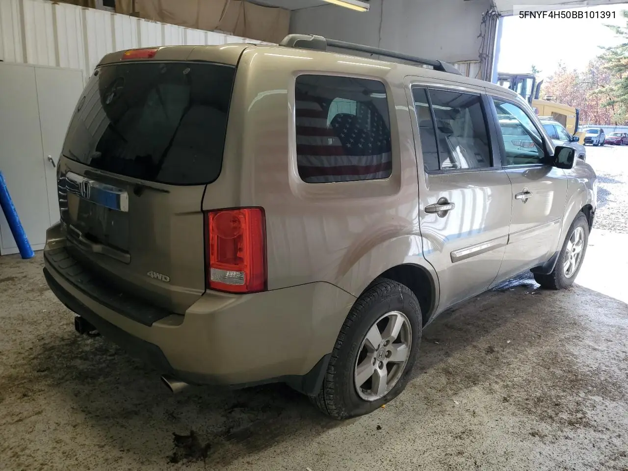 5FNYF4H50BB101391 2011 Honda Pilot Exl