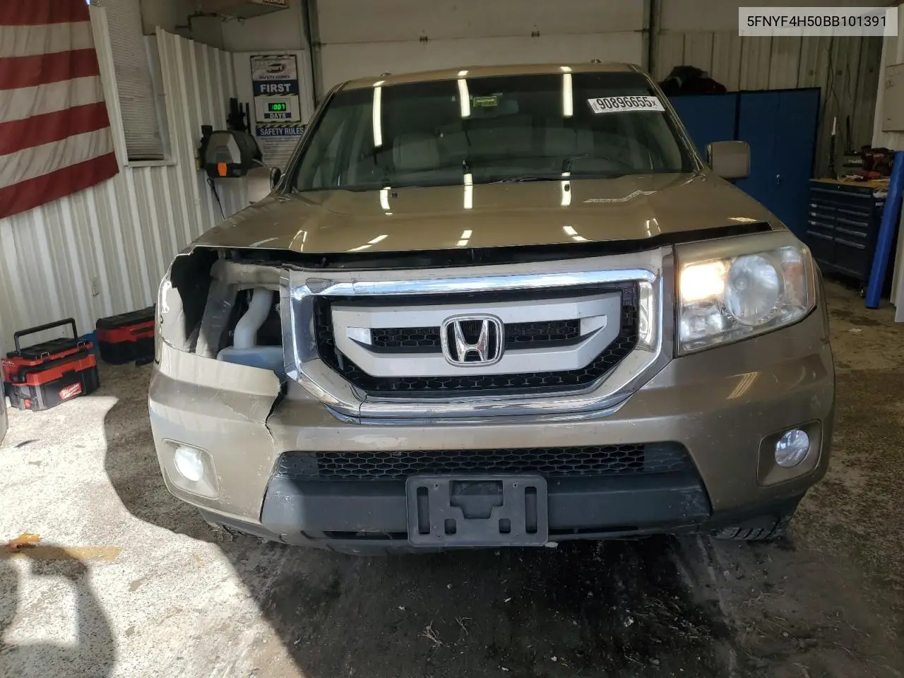 5FNYF4H50BB101391 2011 Honda Pilot Exl