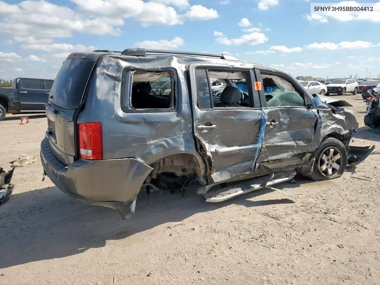 5FNYF3H95BB004412 2011 Honda Pilot Touring