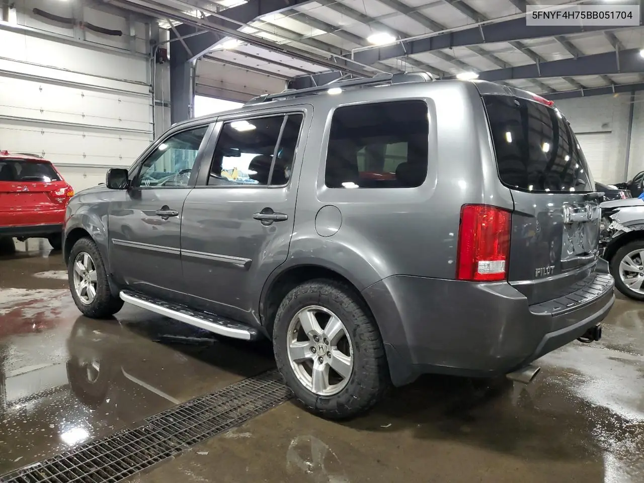 5FNYF4H75BB051704 2011 Honda Pilot Exln