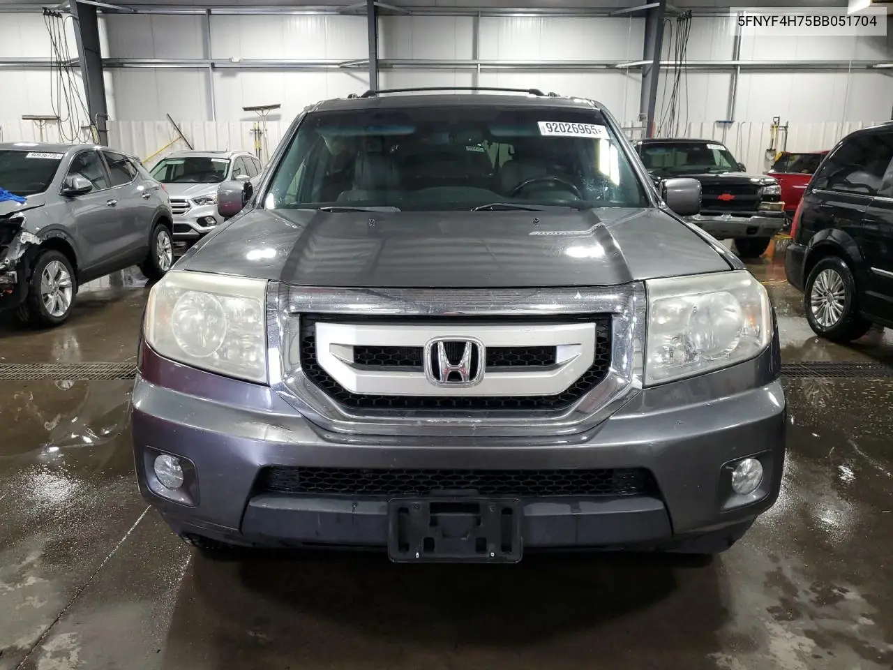 5FNYF4H75BB051704 2011 Honda Pilot Exln