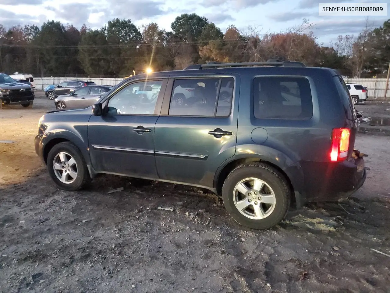 5FNYF4H50BB088089 2011 Honda Pilot Exl