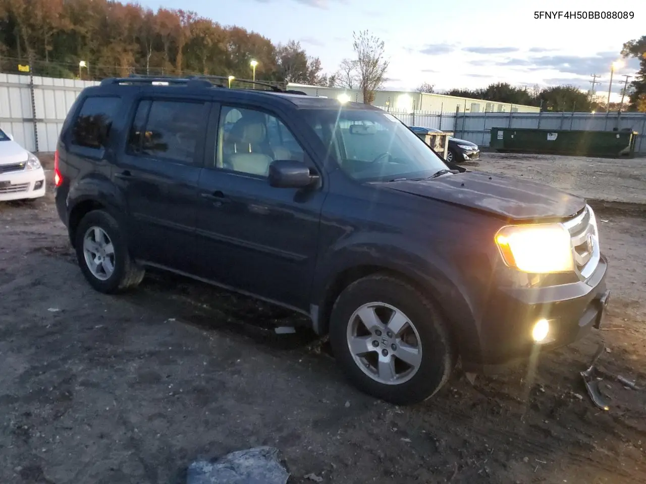5FNYF4H50BB088089 2011 Honda Pilot Exl