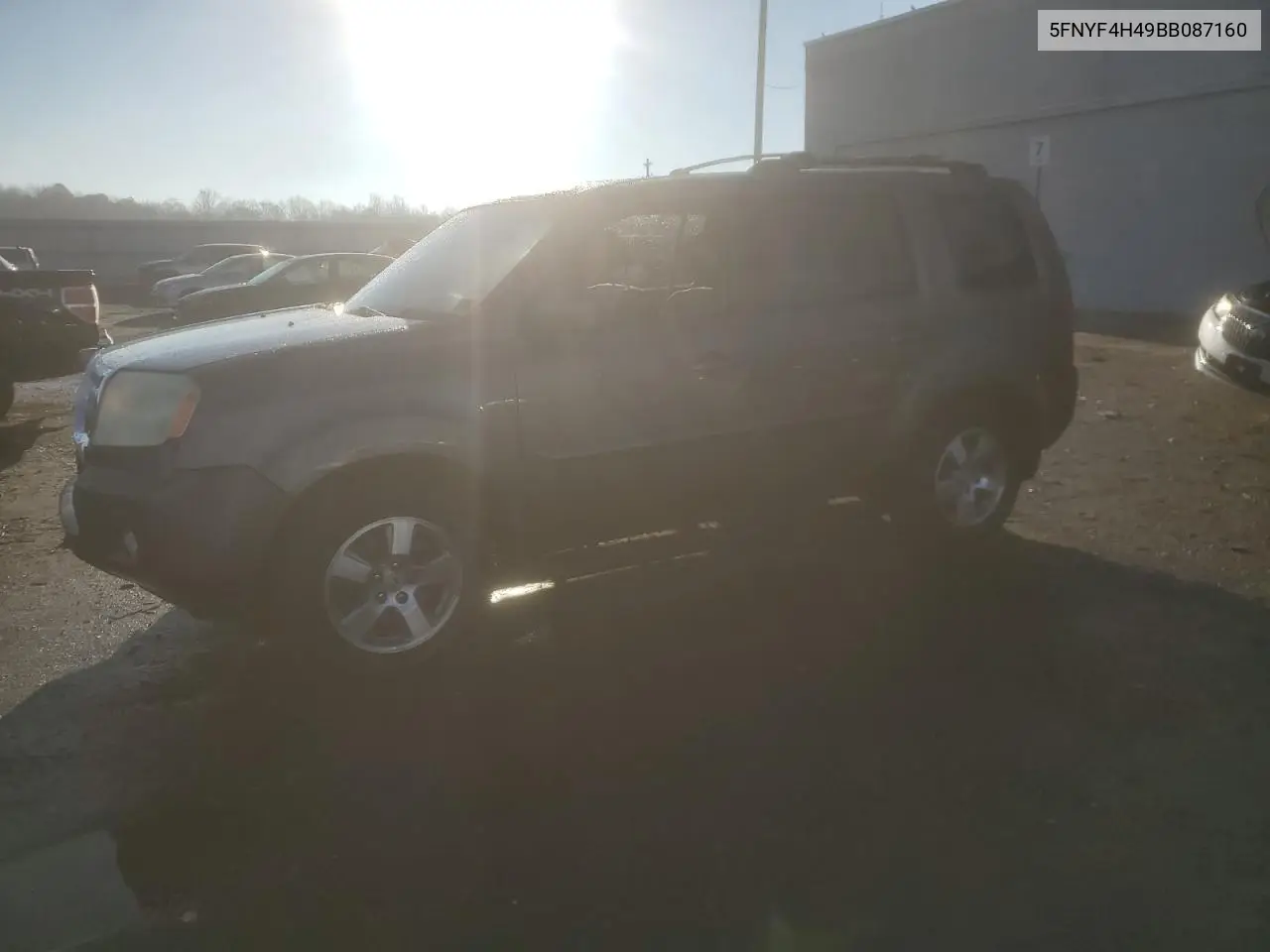 5FNYF4H49BB087160 2011 Honda Pilot Ex