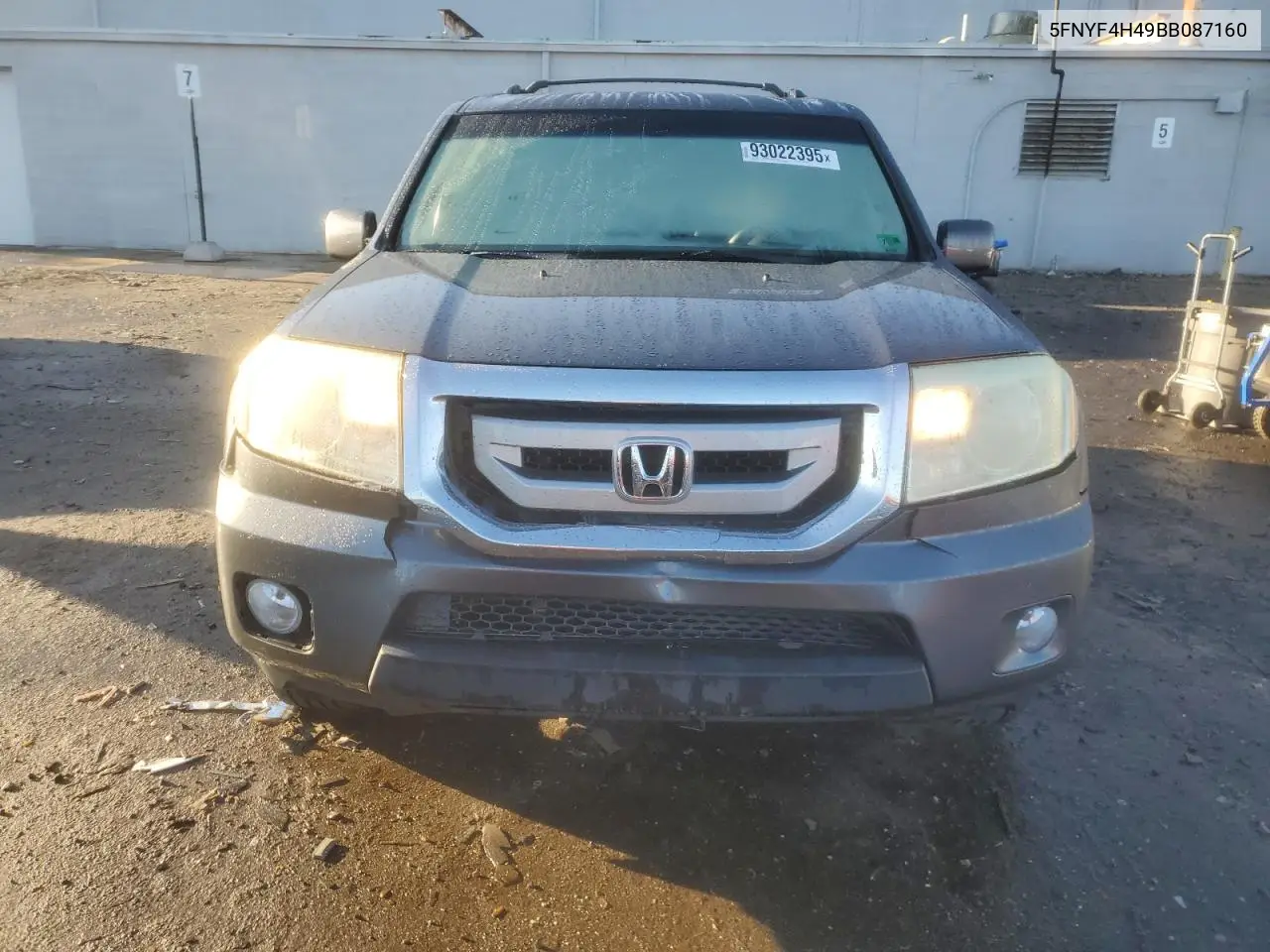 5FNYF4H49BB087160 2011 Honda Pilot Ex