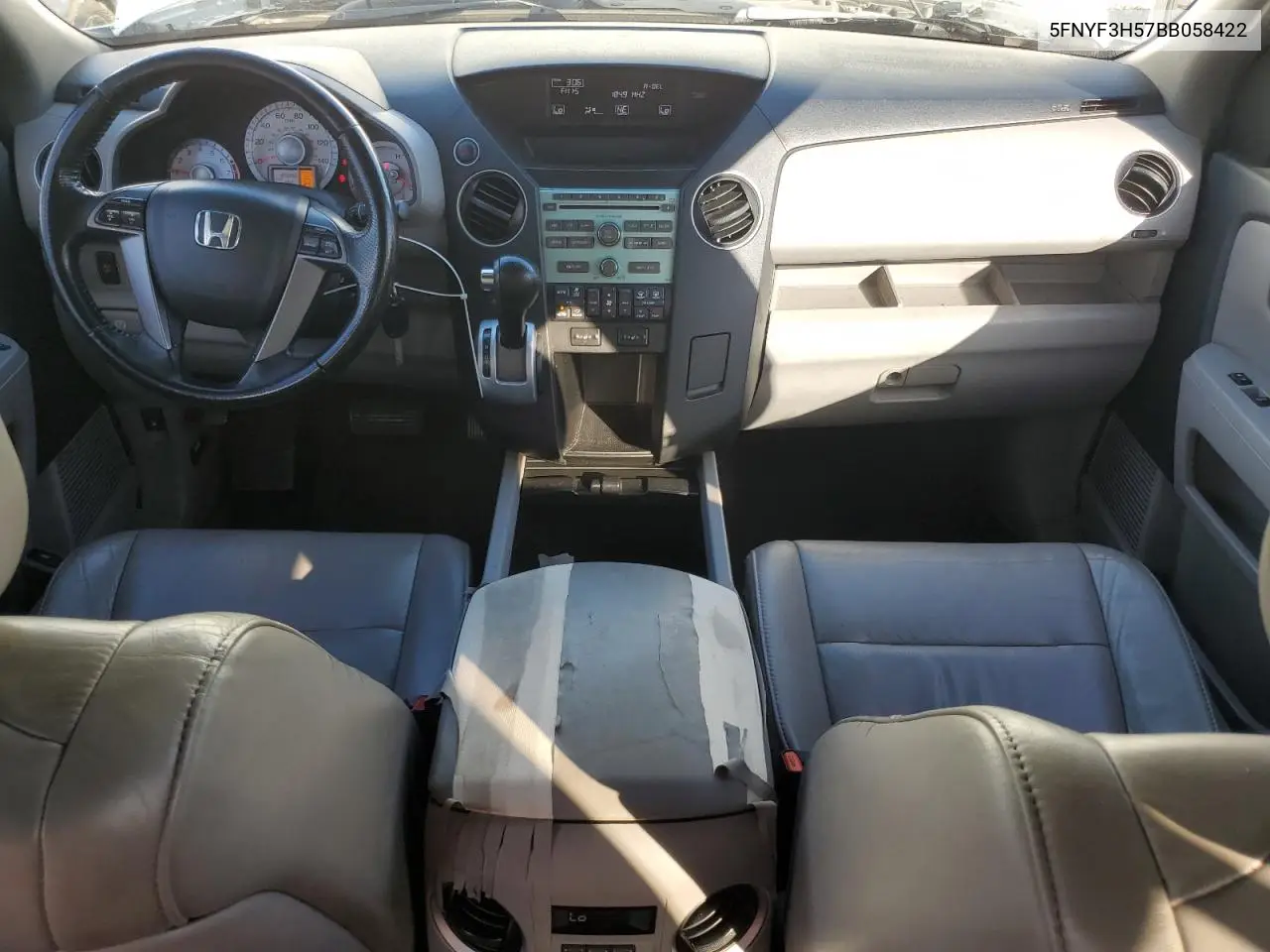 5FNYF3H57BB058422 2011 Honda Pilot Exl