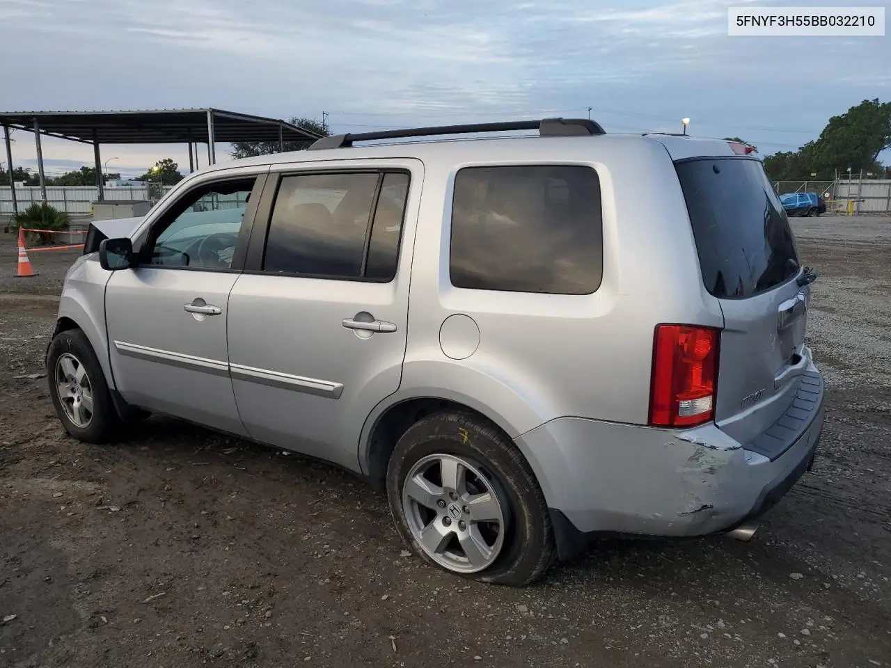 5FNYF3H55BB032210 2011 Honda Pilot Exl