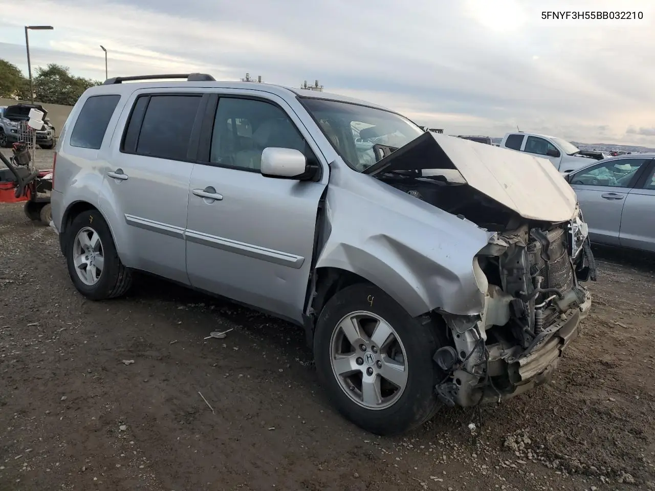 5FNYF3H55BB032210 2011 Honda Pilot Exl