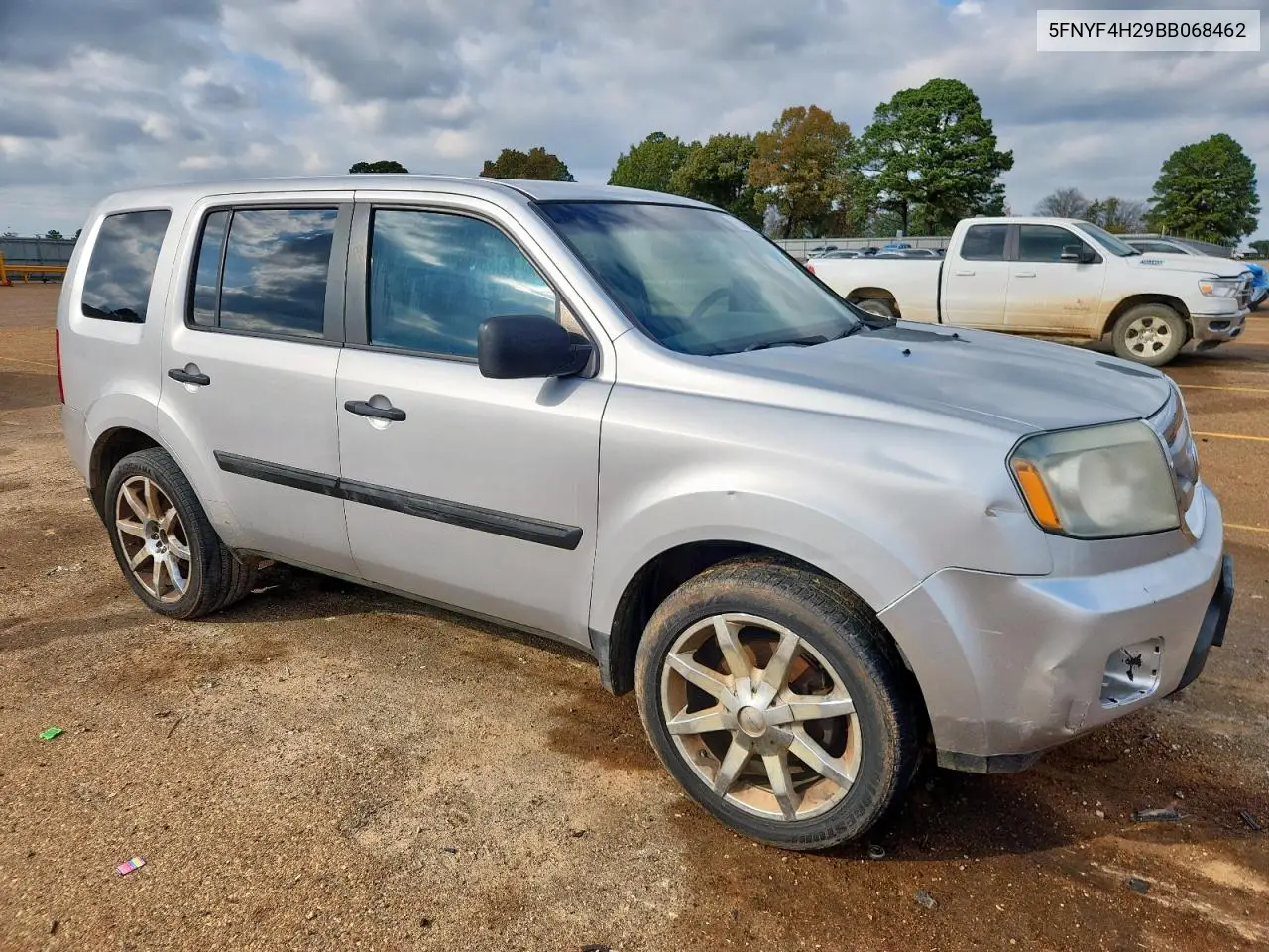 5FNYF4H29BB068462 2011 Honda Pilot Lx