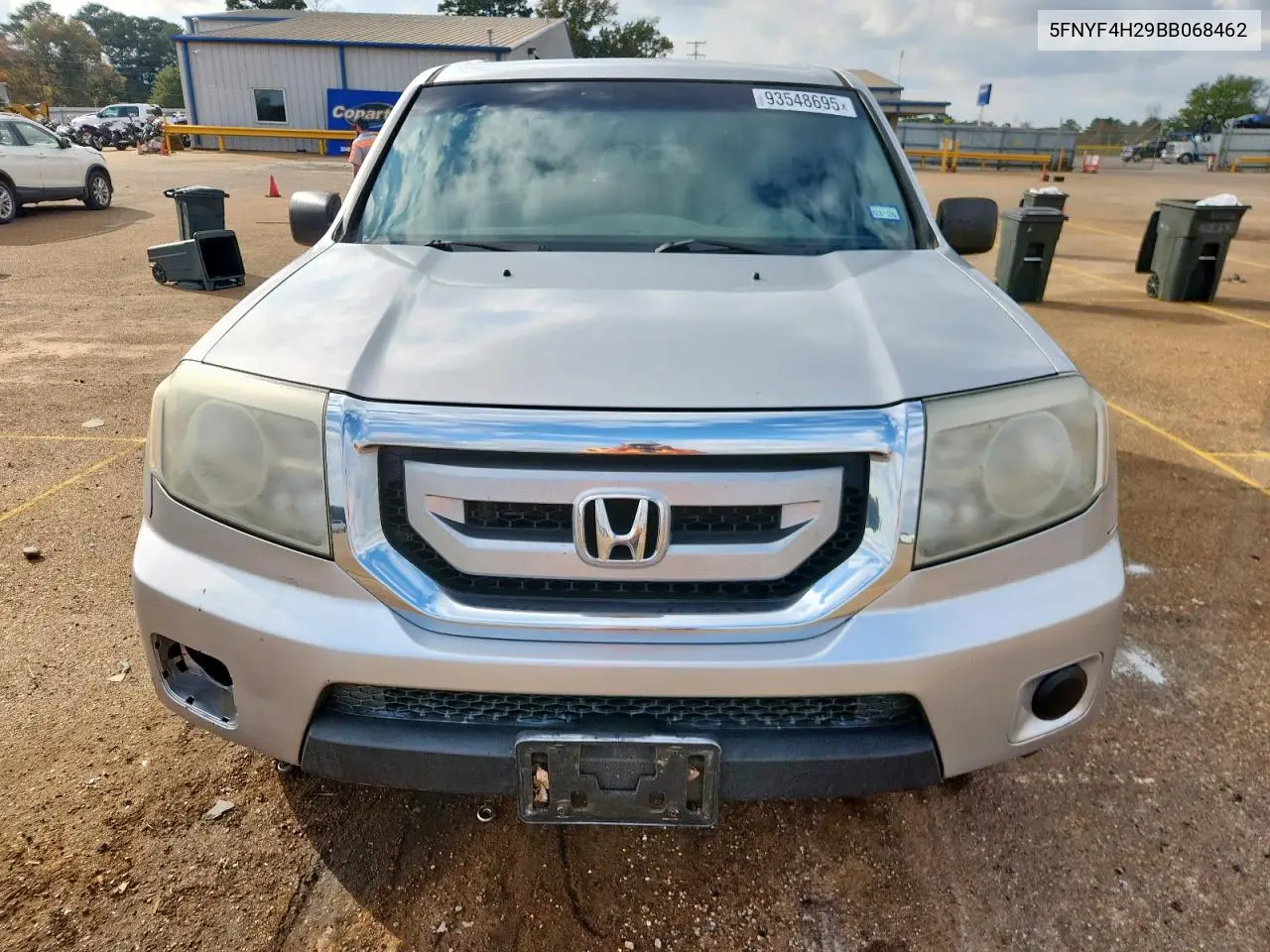 5FNYF4H29BB068462 2011 Honda Pilot Lx