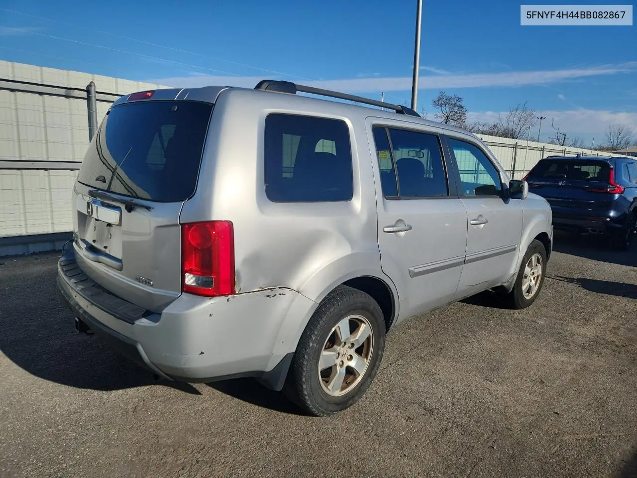 5FNYF4H44BB082867 2011 Honda Pilot Ex