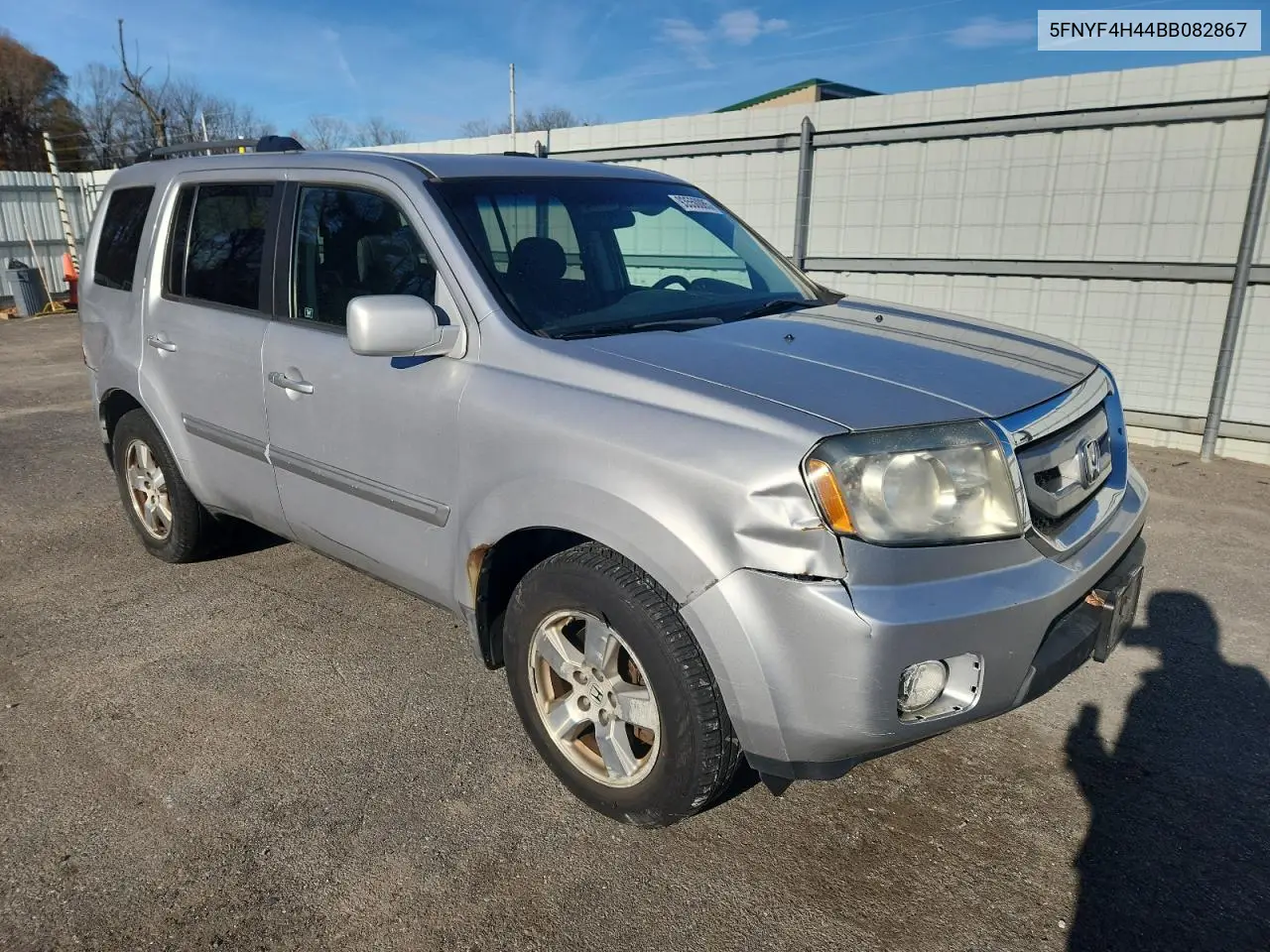 5FNYF4H44BB082867 2011 Honda Pilot Ex