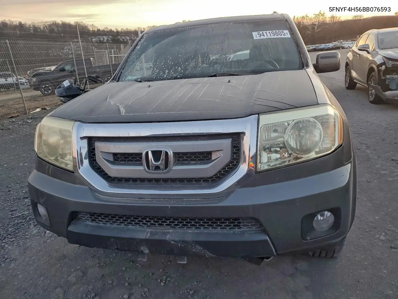5FNYF4H56BB076593 2011 Honda Pilot Exl