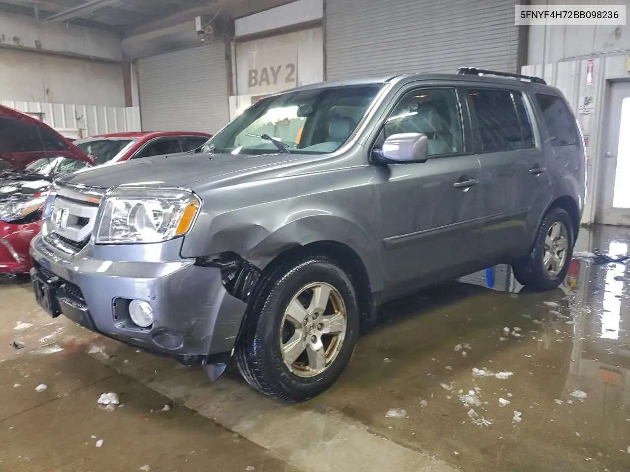 5FNYF4H72BB098236 2011 Honda Pilot Exln