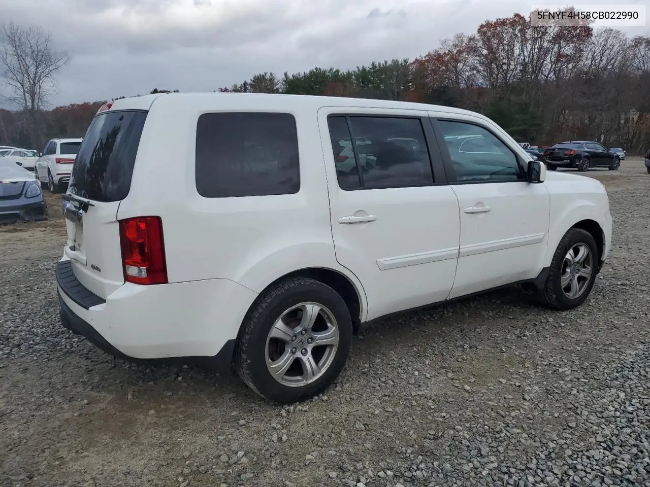 5FNYF4H58CB022990 2012 Honda Pilot Exl