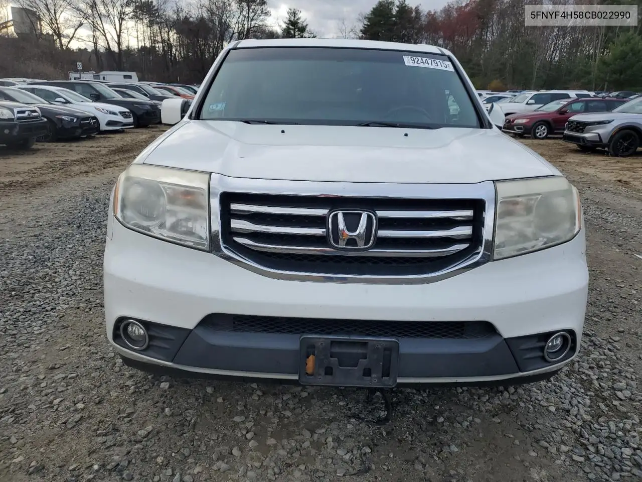 5FNYF4H58CB022990 2012 Honda Pilot Exl
