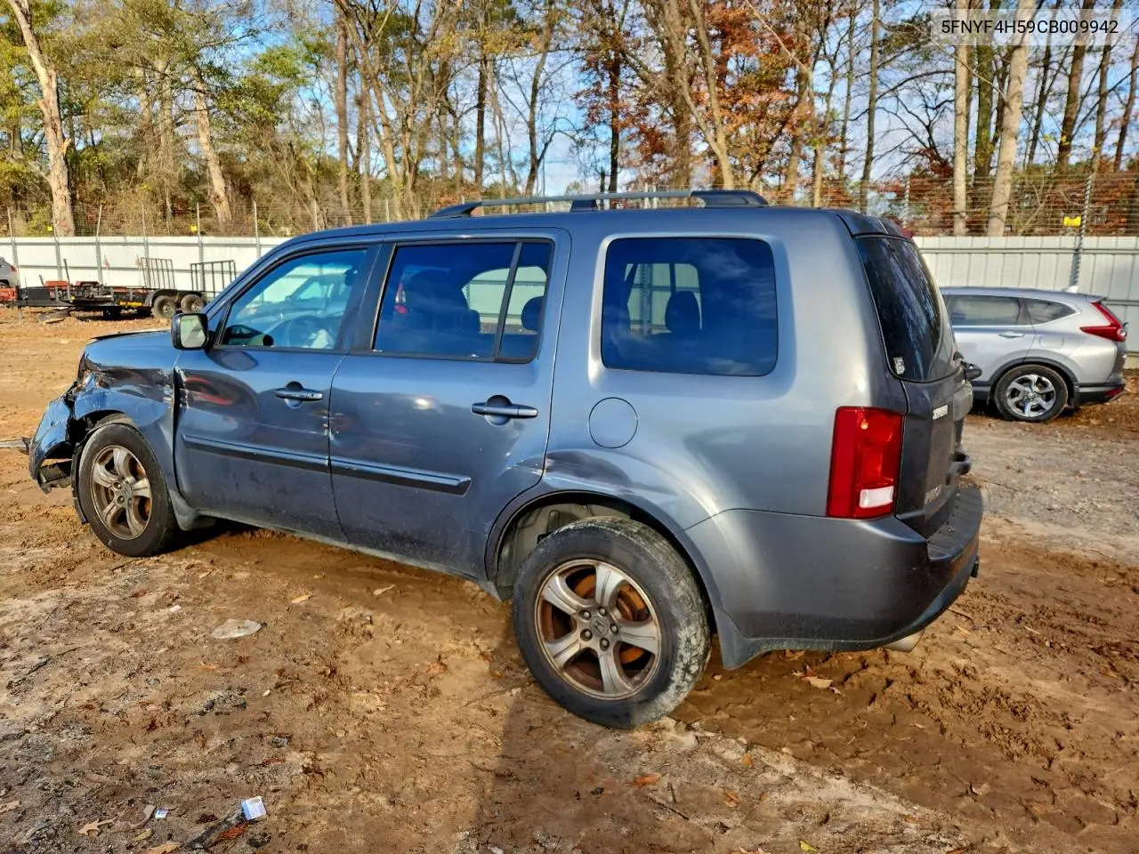 5FNYF4H59CB009942 2012 Honda Pilot Exl