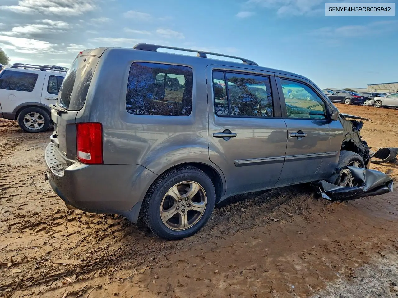 5FNYF4H59CB009942 2012 Honda Pilot Exl