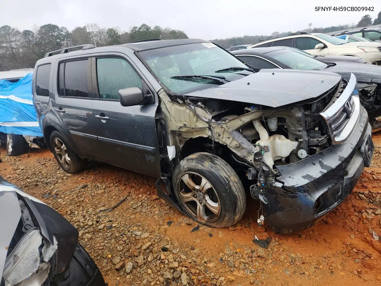 5FNYF4H59CB009942 2012 Honda Pilot Exl