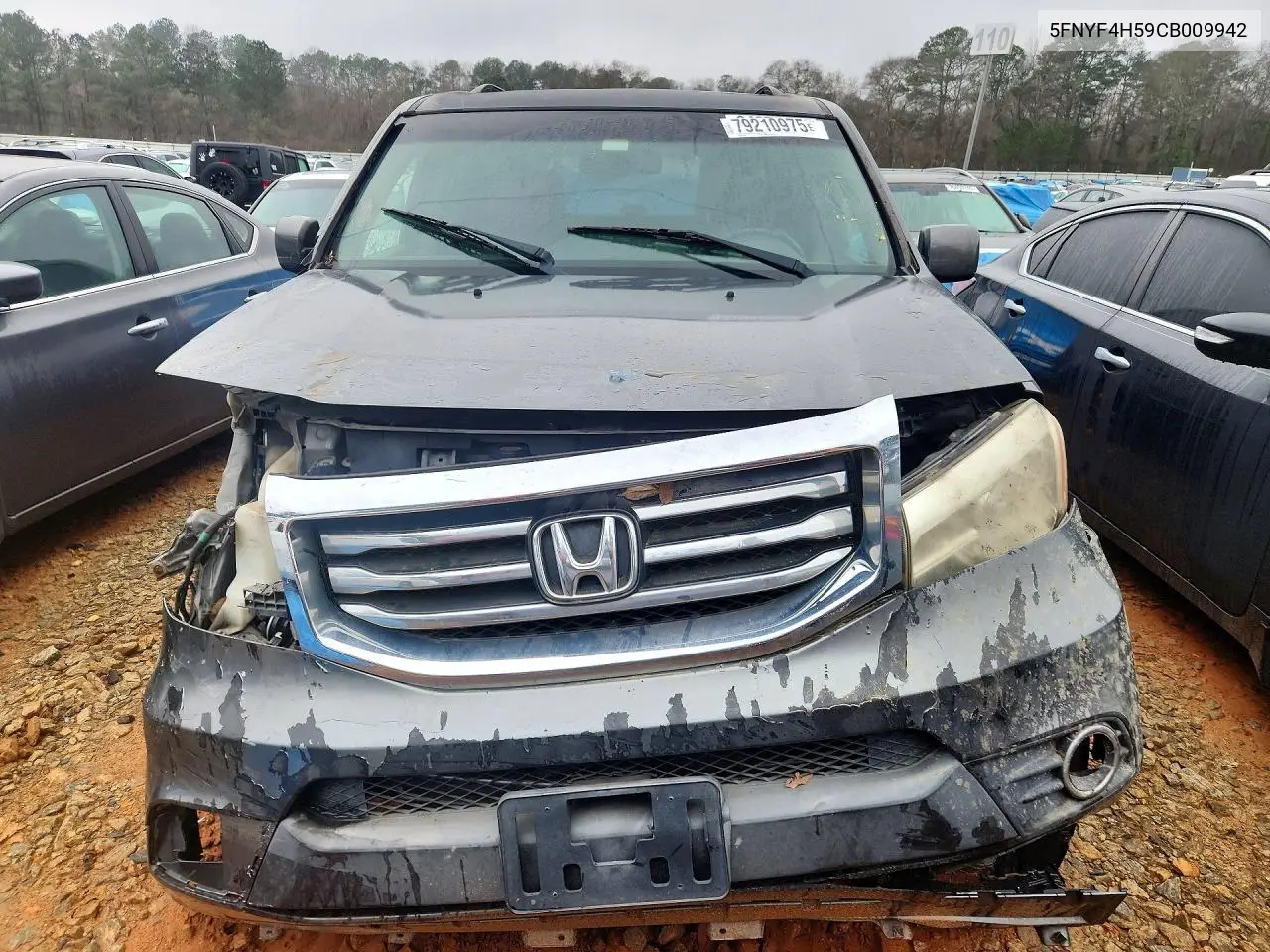 5FNYF4H59CB009942 2012 Honda Pilot Exl