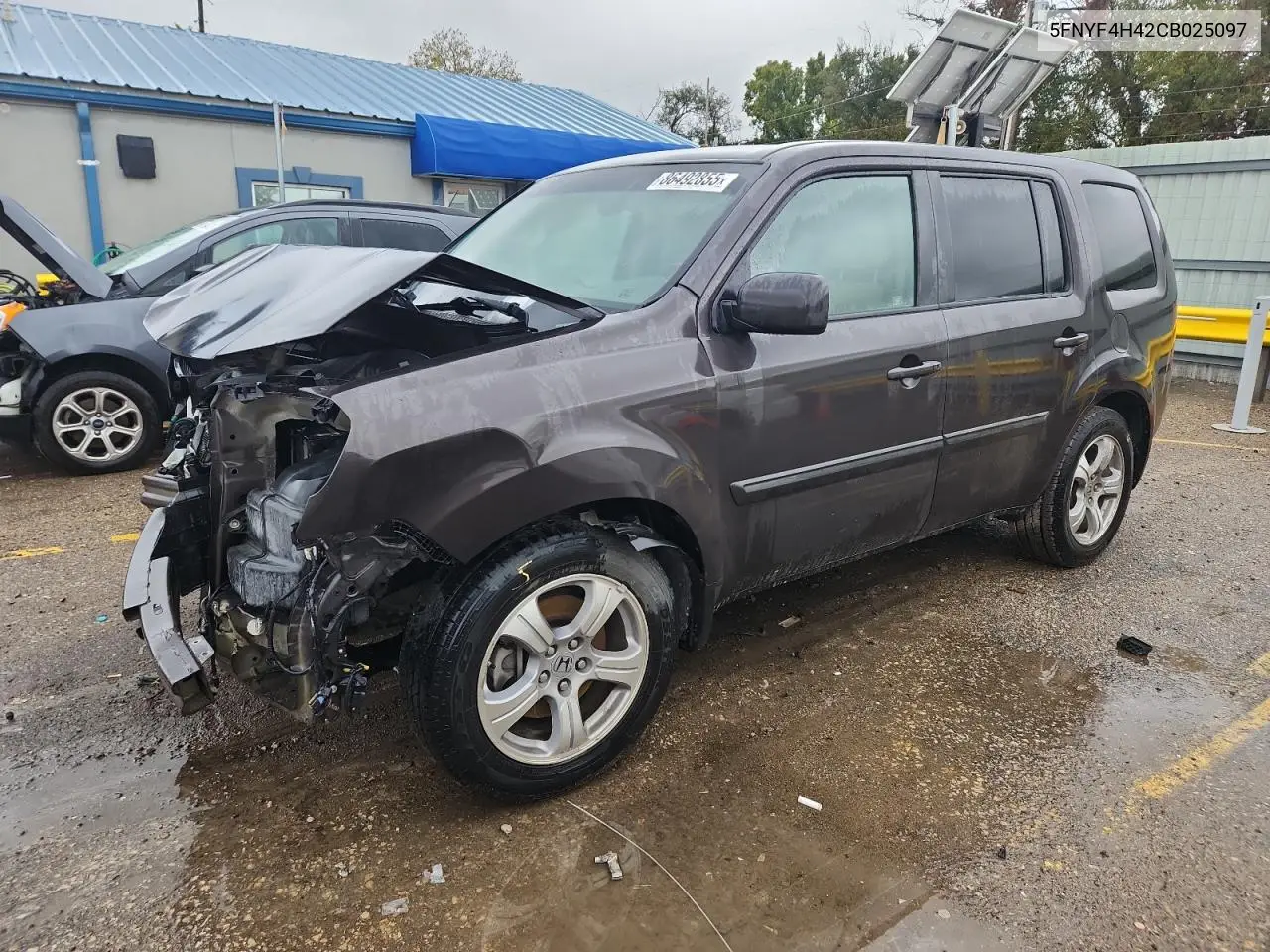 5FNYF4H42CB025097 2012 Honda Pilot Ex