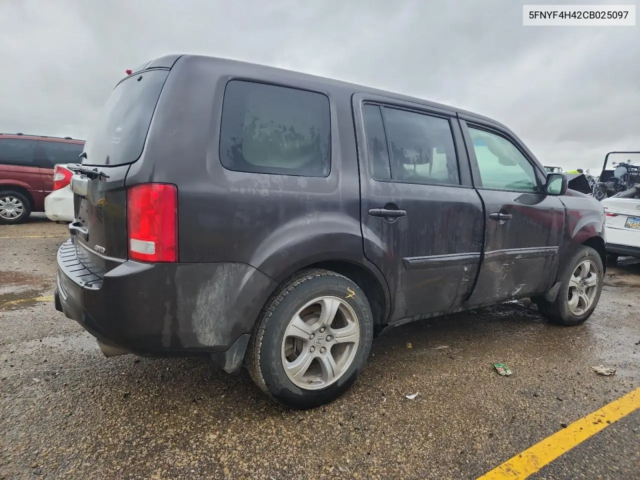 5FNYF4H42CB025097 2012 Honda Pilot Ex