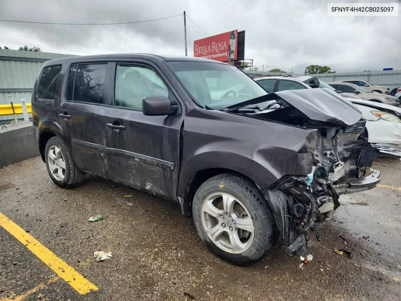 5FNYF4H42CB025097 2012 Honda Pilot Ex