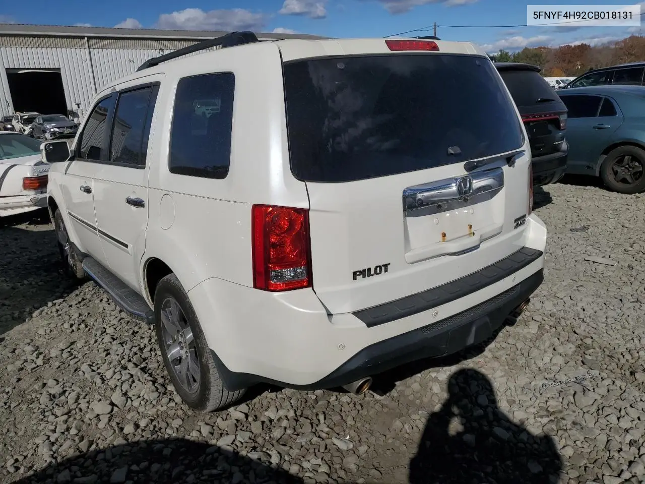 5FNYF4H92CB018131 2012 Honda Pilot Touring