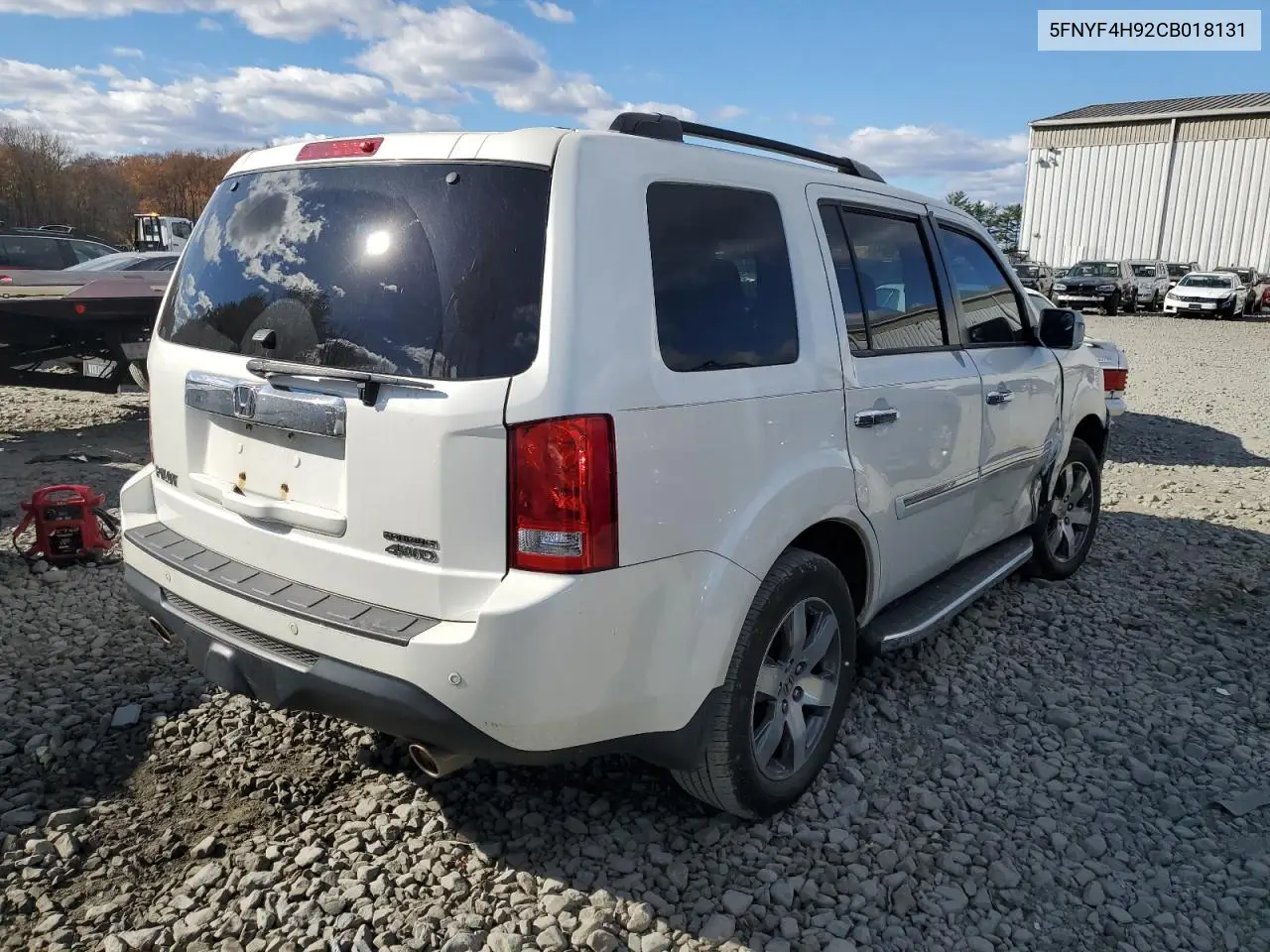 5FNYF4H92CB018131 2012 Honda Pilot Touring