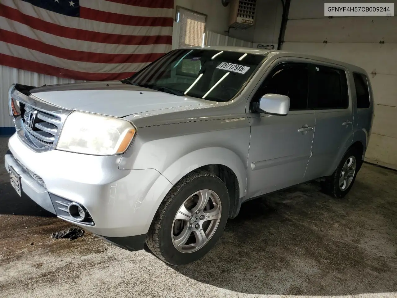 5FNYF4H57CB009244 2012 Honda Pilot Exl