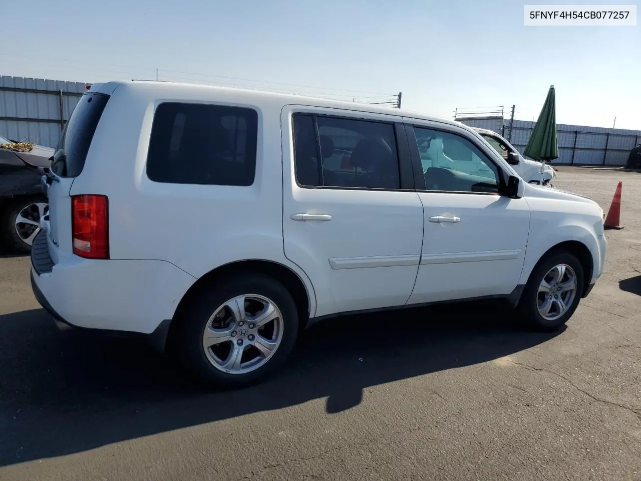5FNYF4H54CB077257 2012 Honda Pilot Exl