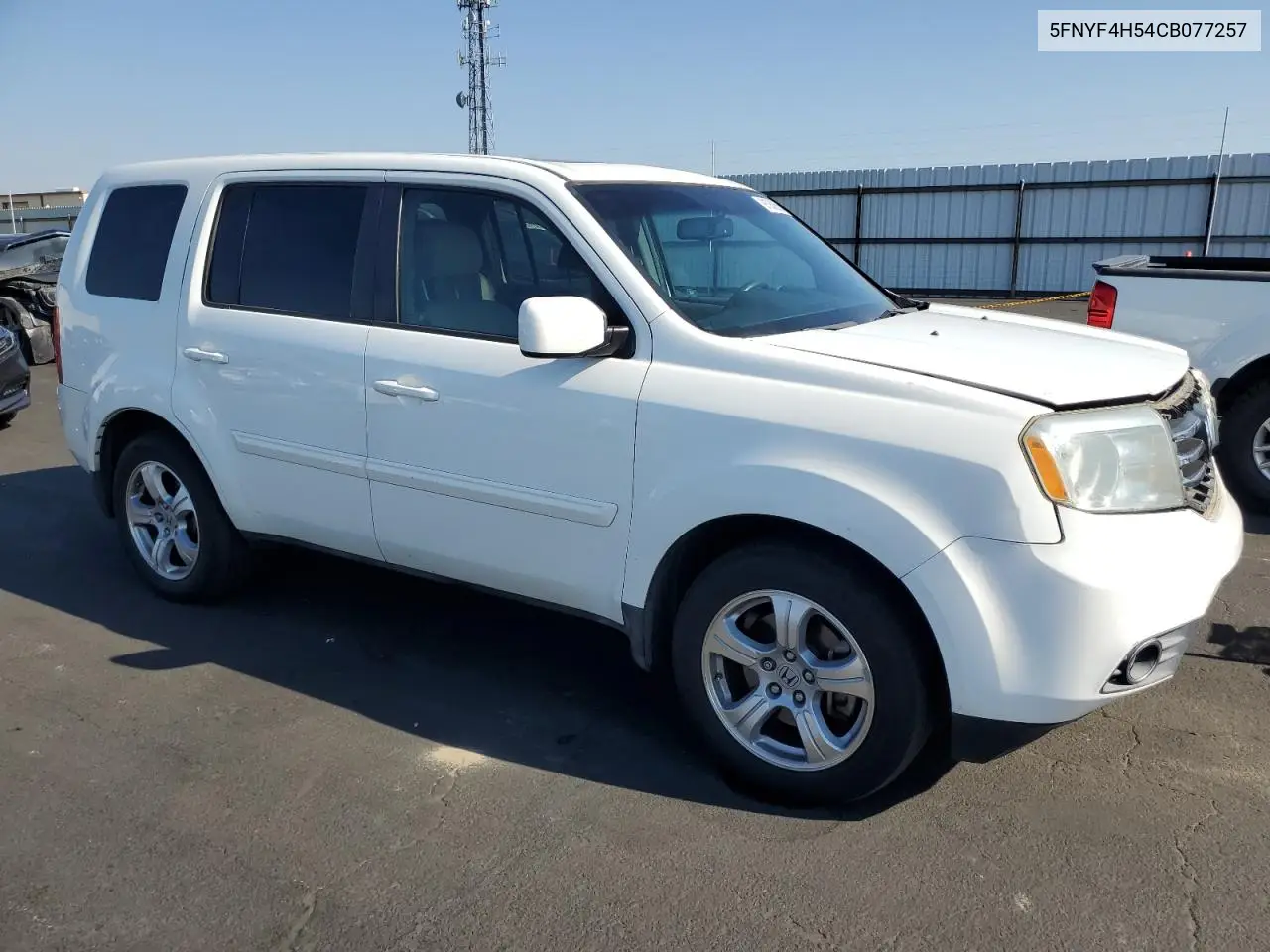 5FNYF4H54CB077257 2012 Honda Pilot Exl