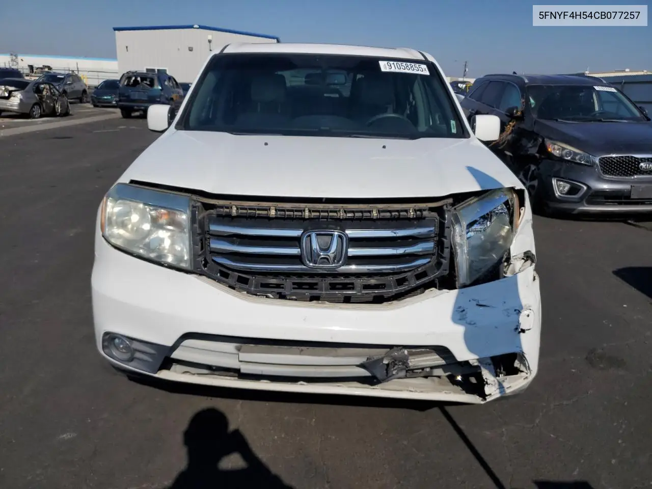 5FNYF4H54CB077257 2012 Honda Pilot Exl