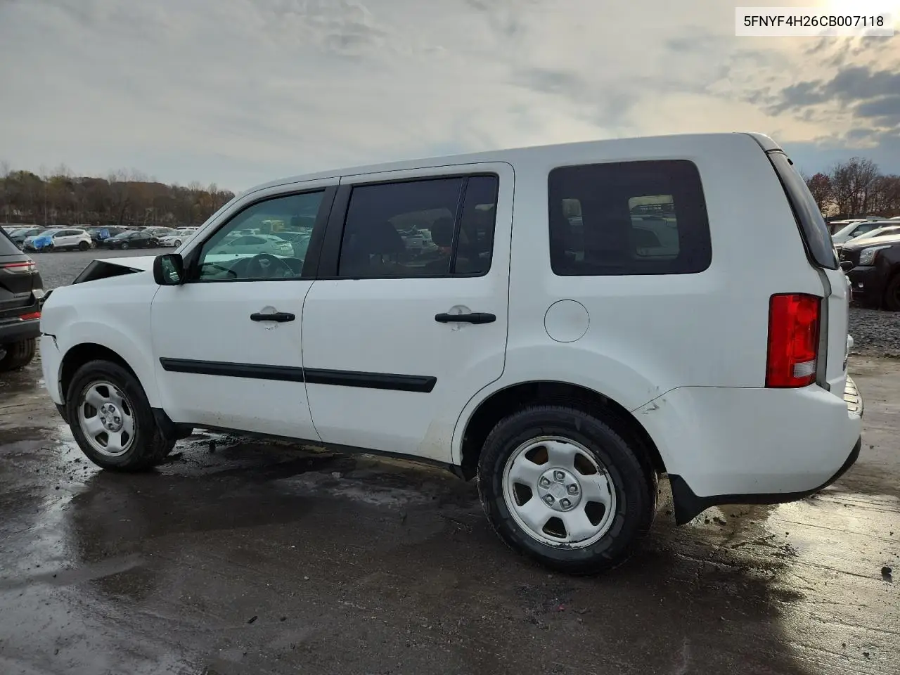 5FNYF4H26CB007118 2012 Honda Pilot Lx