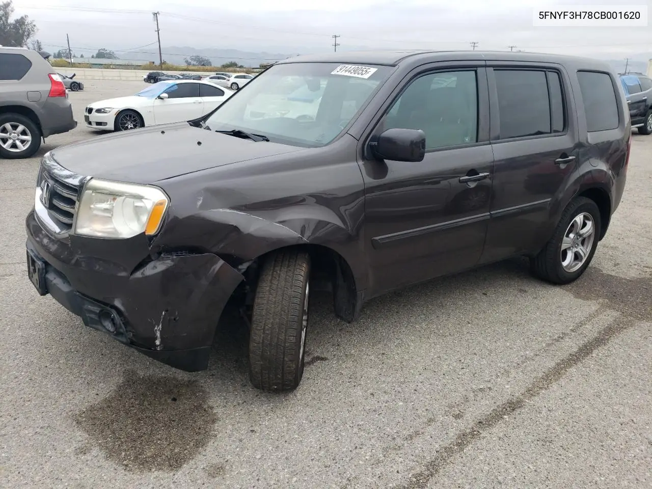 5FNYF3H78CB001620 2012 Honda Pilot Exln