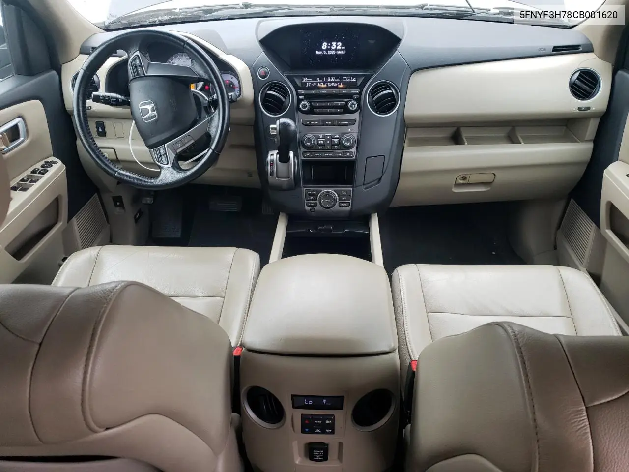 5FNYF3H78CB001620 2012 Honda Pilot Exln