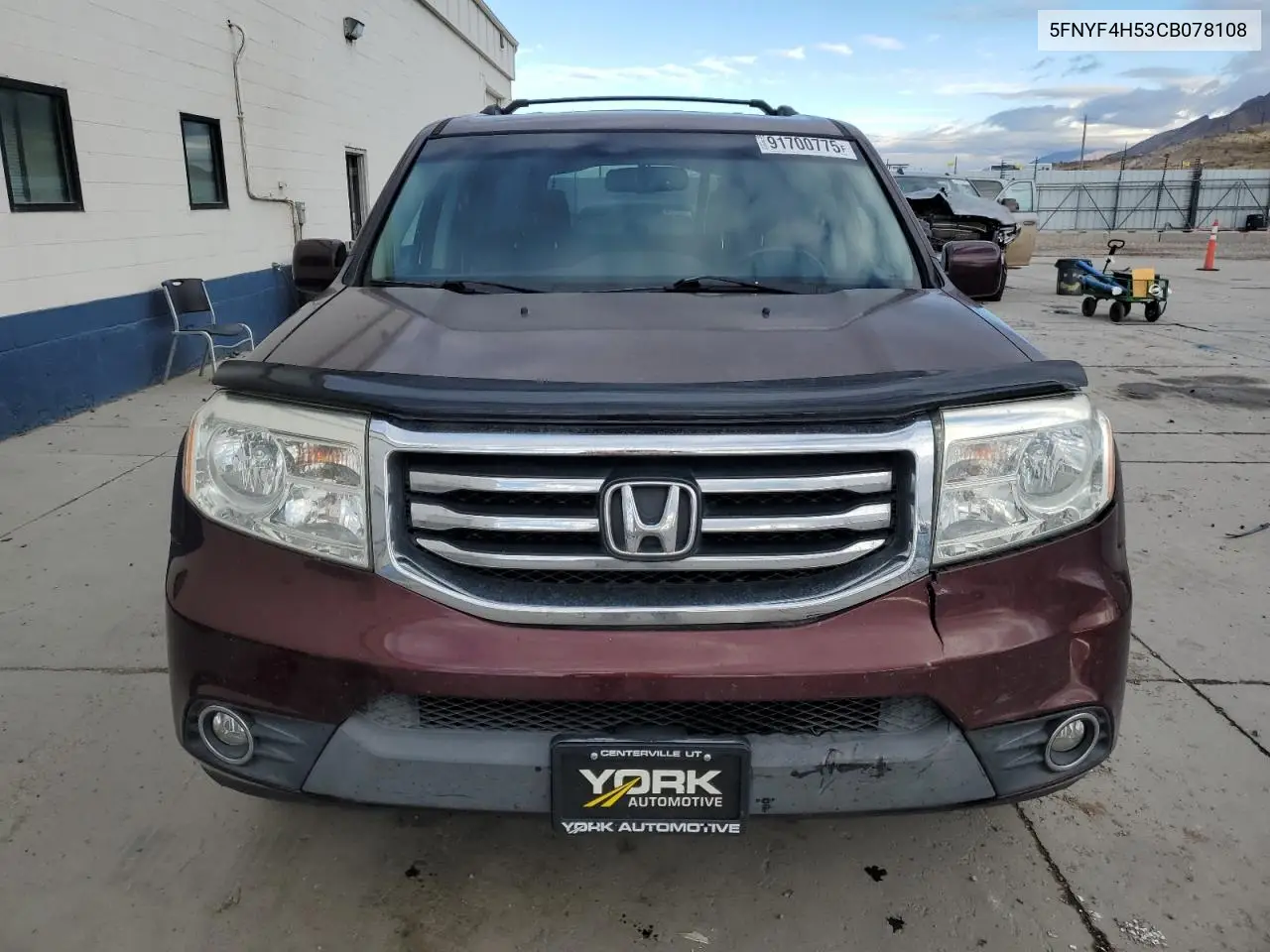 5FNYF4H53CB078108 2012 Honda Pilot Exl
