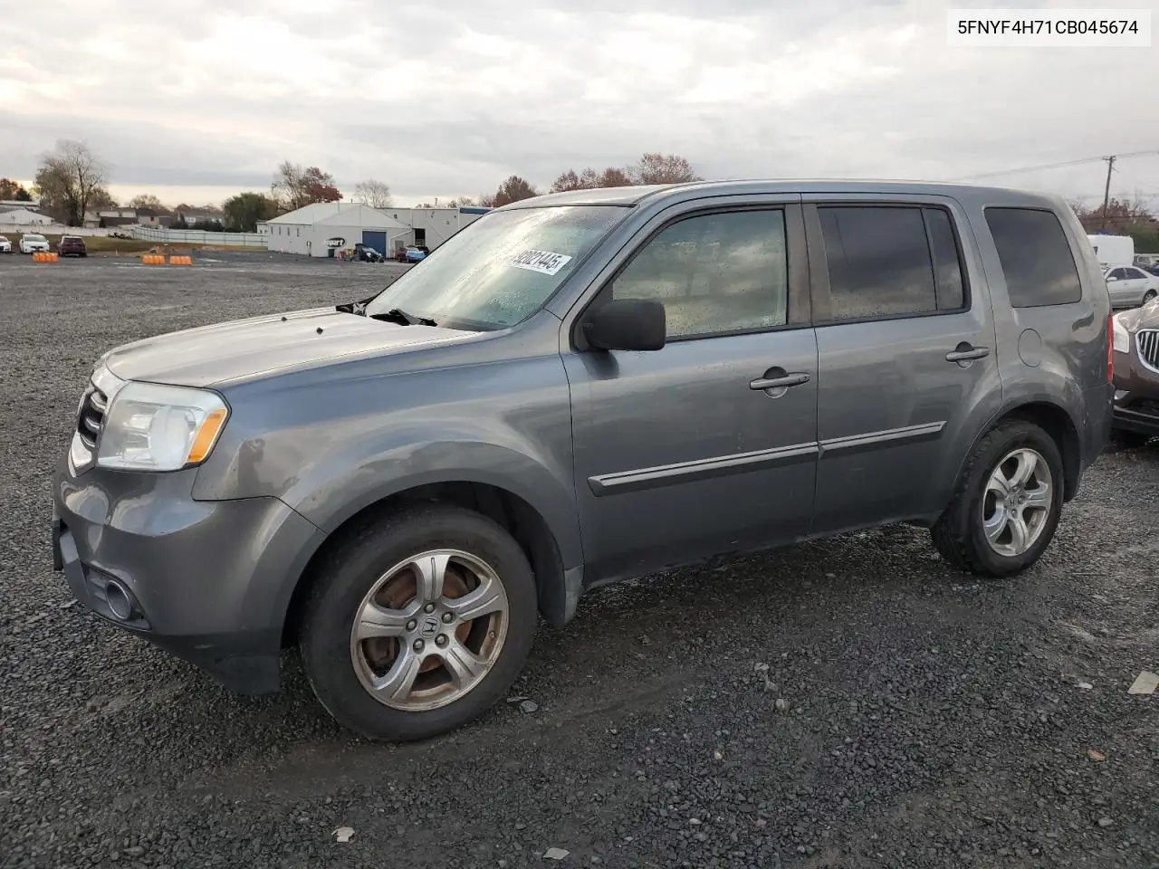 5FNYF4H71CB045674 2012 Honda Pilot Exln