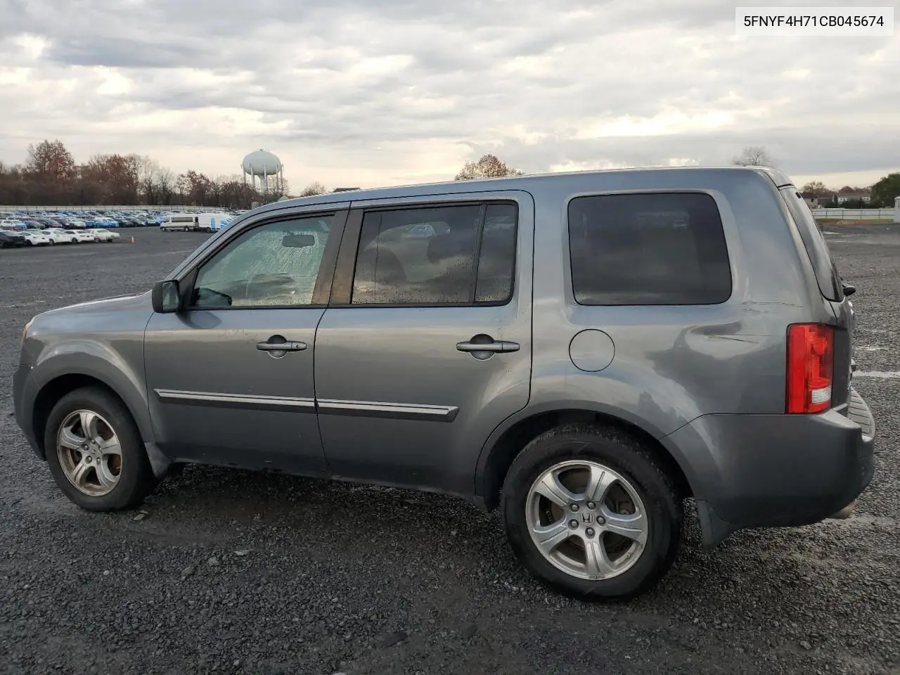 5FNYF4H71CB045674 2012 Honda Pilot Exln