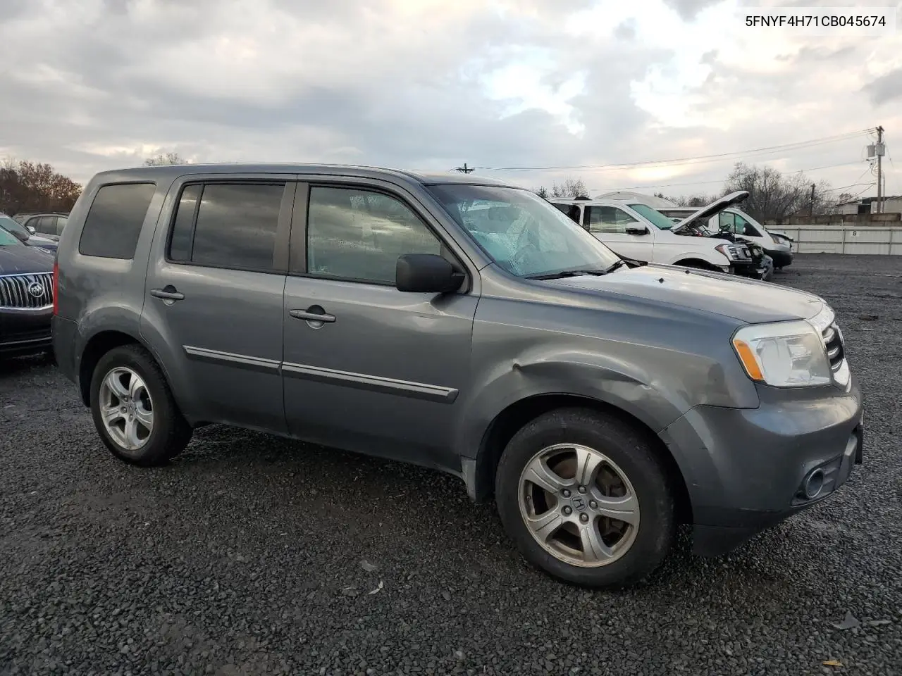 5FNYF4H71CB045674 2012 Honda Pilot Exln