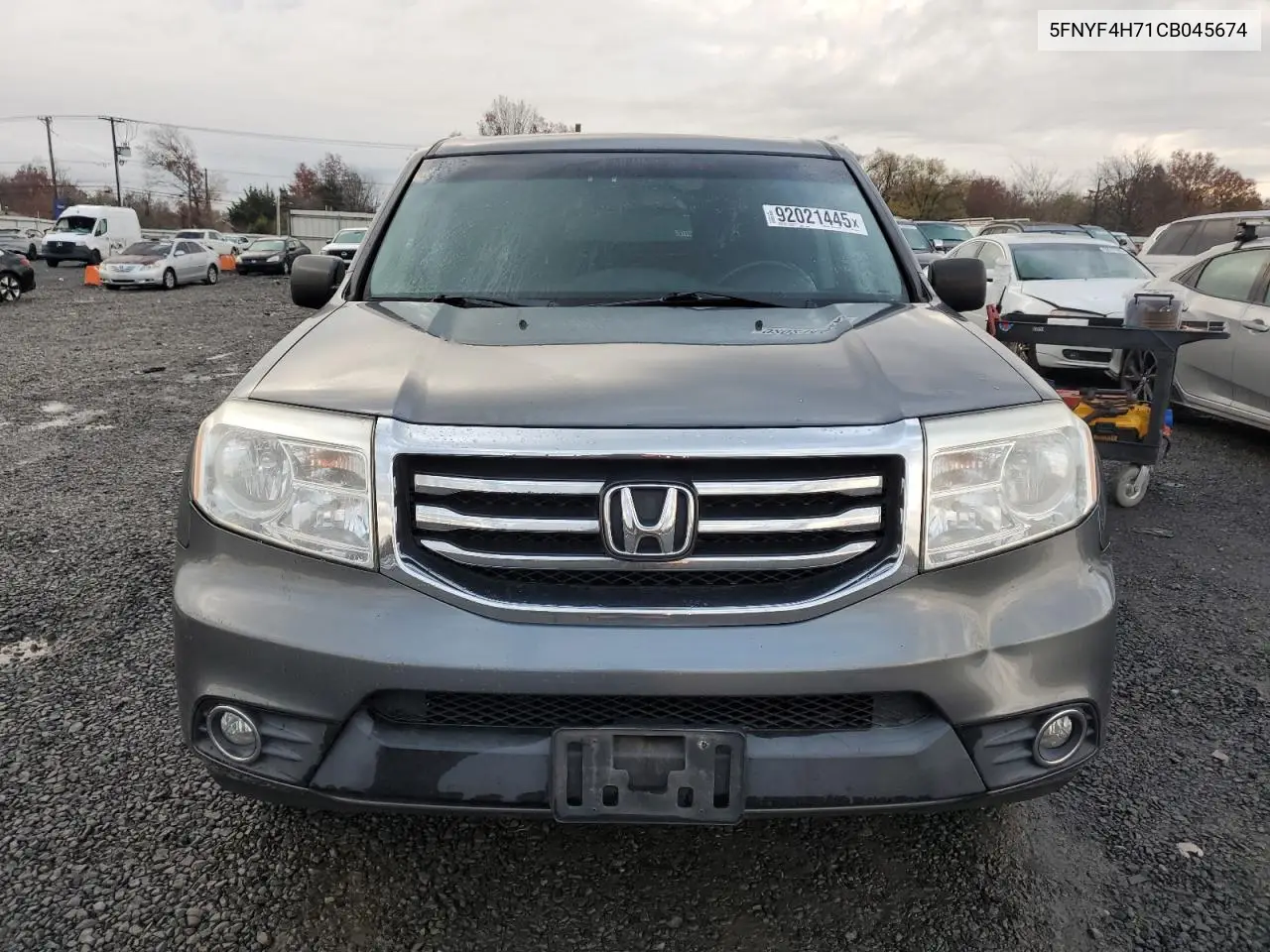 5FNYF4H71CB045674 2012 Honda Pilot Exln