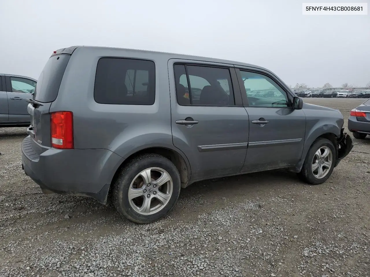 5FNYF4H43CB008681 2012 Honda Pilot Ex