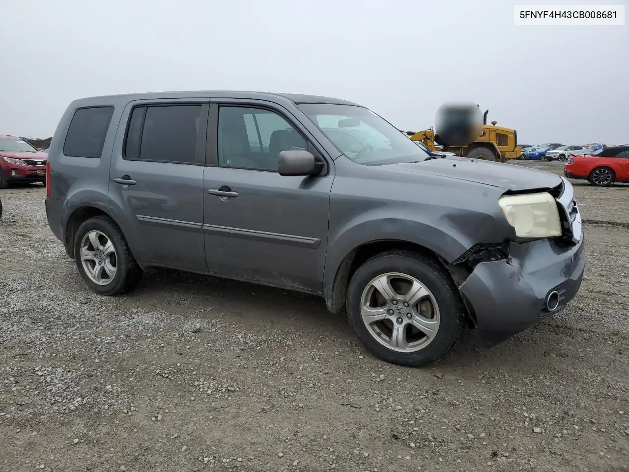 5FNYF4H43CB008681 2012 Honda Pilot Ex