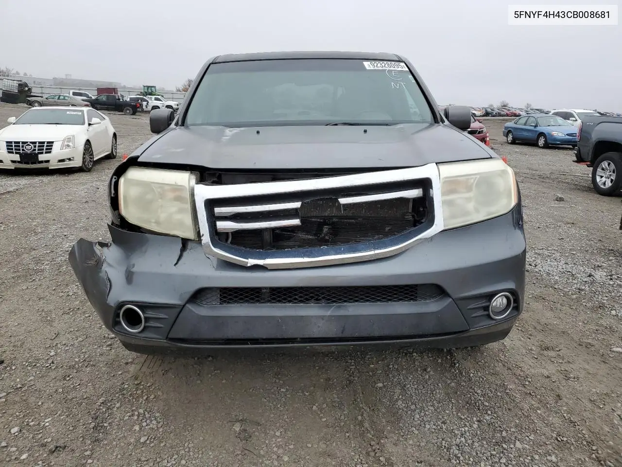 5FNYF4H43CB008681 2012 Honda Pilot Ex