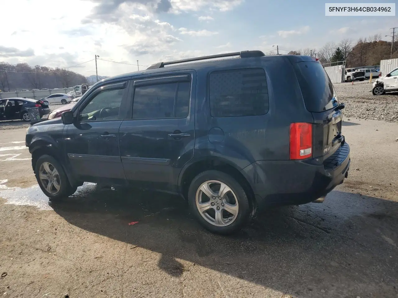 5FNYF3H64CB034962 2012 Honda Pilot Exl