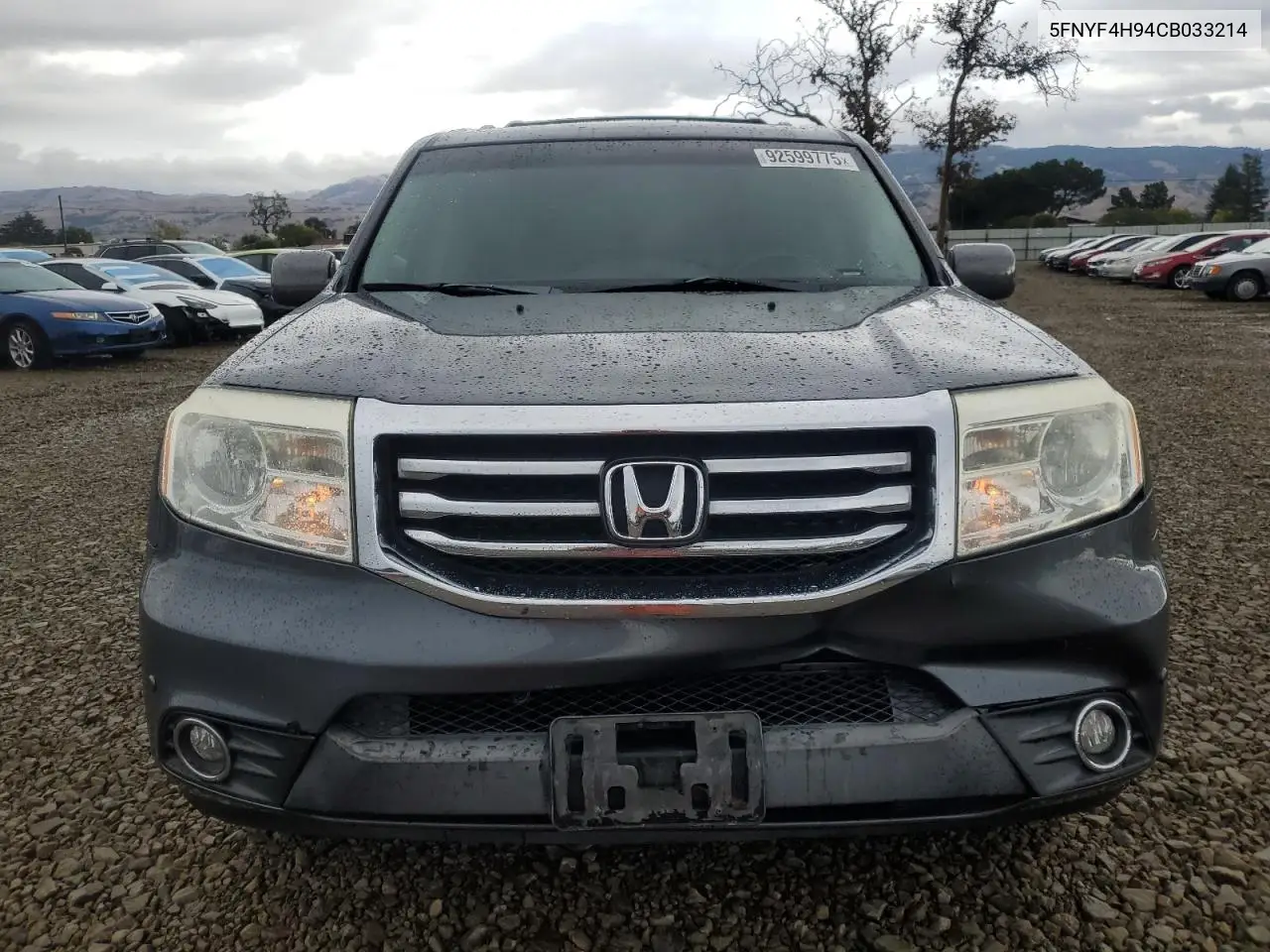 5FNYF4H94CB033214 2012 Honda Pilot Touring