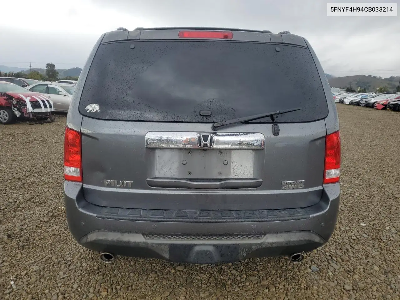 5FNYF4H94CB033214 2012 Honda Pilot Touring