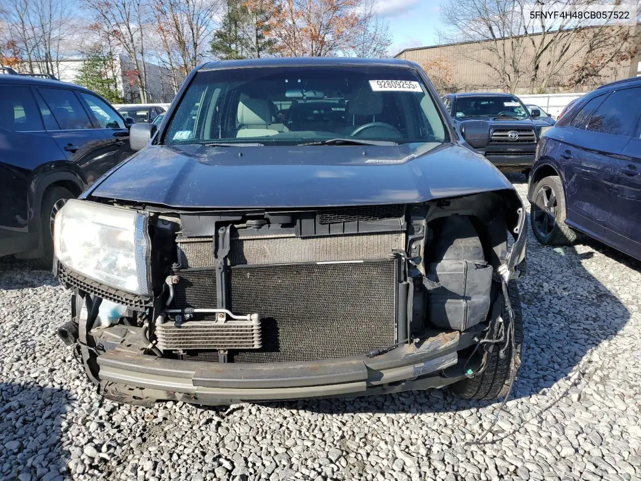 5FNYF4H48CB057522 2012 Honda Pilot Ex