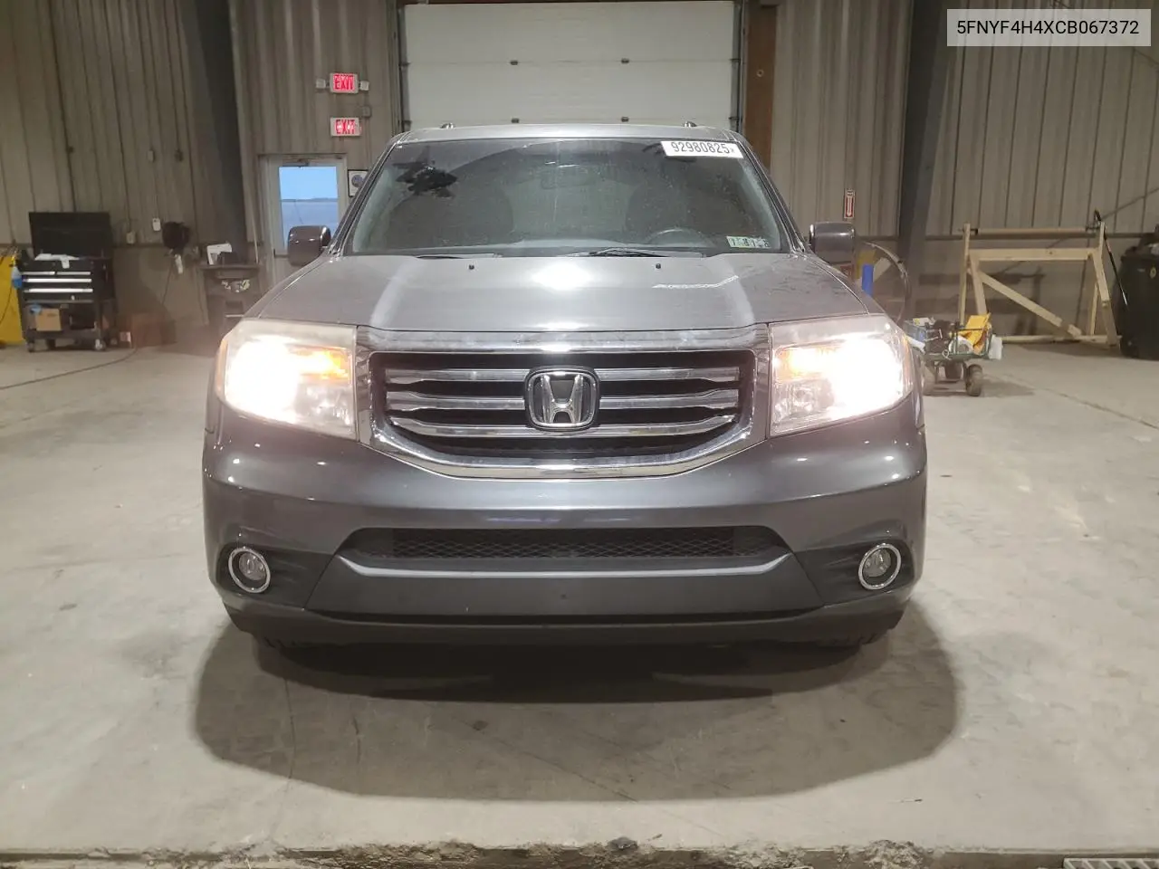 5FNYF4H4XCB067372 2012 Honda Pilot Ex