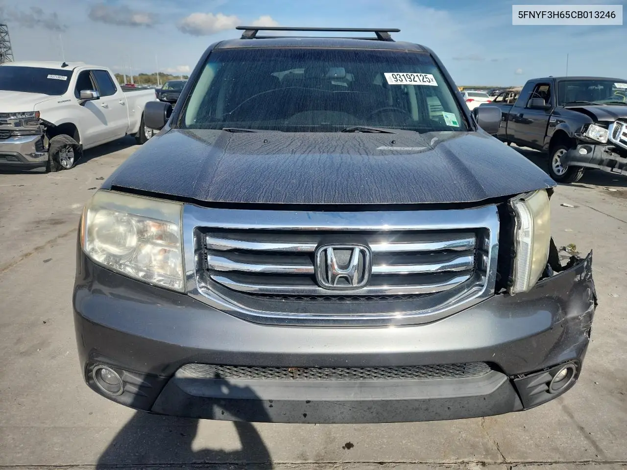 5FNYF3H65CB013246 2012 Honda Pilot Exl